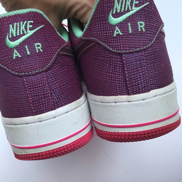 Nike Shoes | Nike Purple And Pink Air Force Low Sz 15 | Poshmark